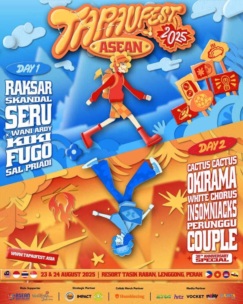 TAPAUfest kembali ke Resort Tasik Raban, Lenggong, Perak pada 23 & 24 Ogos 2025