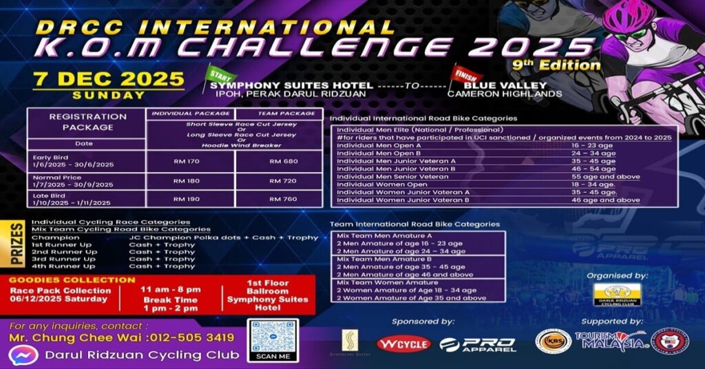 DRCC International K.O.M Challenge 2025 (Edisi Ke-9)