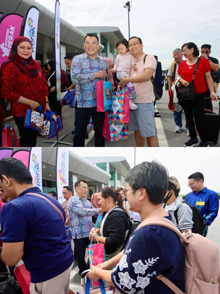 Sultan Azlan Shah Airport welcomed the arrival of Batik Air’s inaugural flight from Singapore today