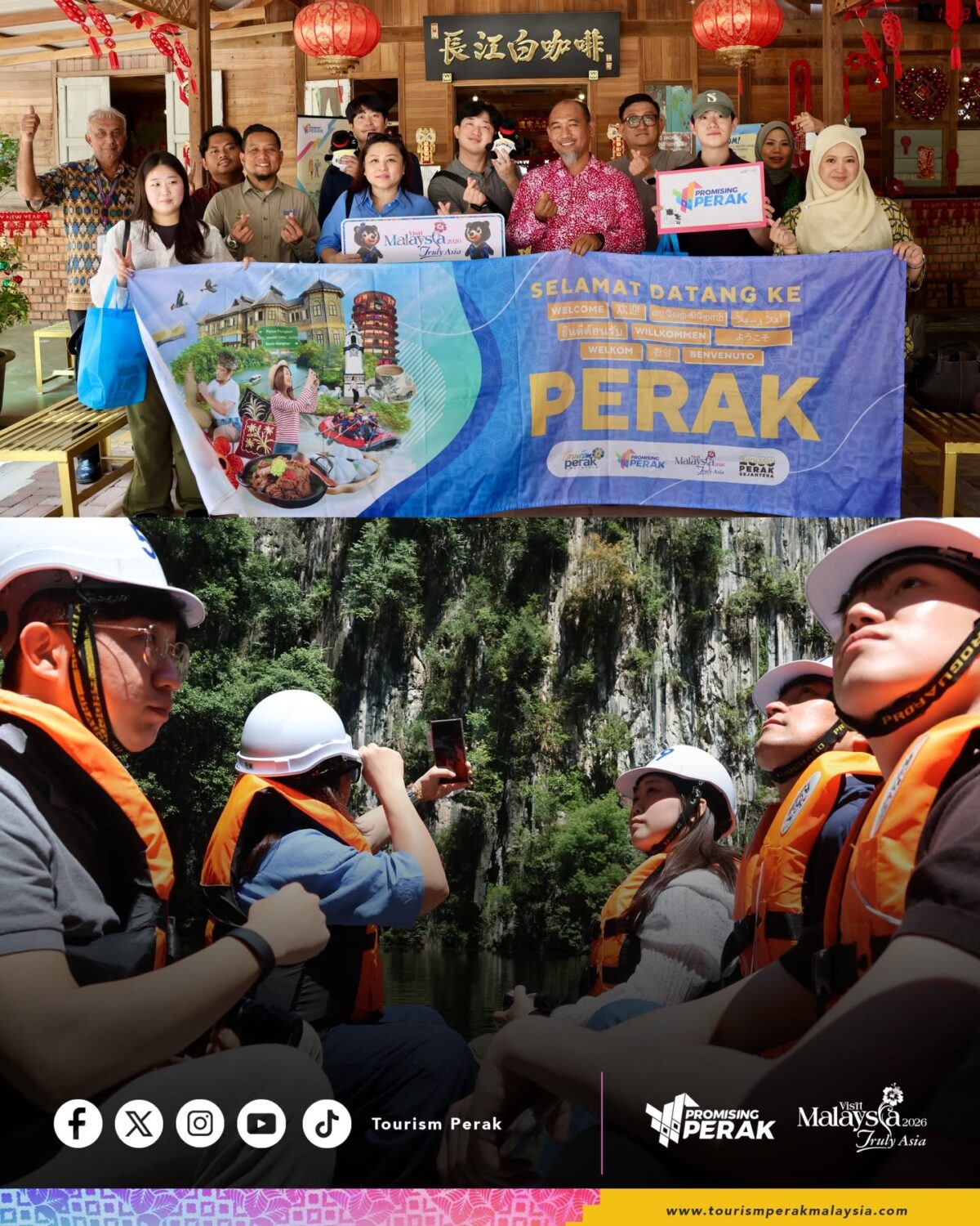Four travel agencies from Seoul, South Korea, arrived in Perak today for a familiarisation (FAM) trip.