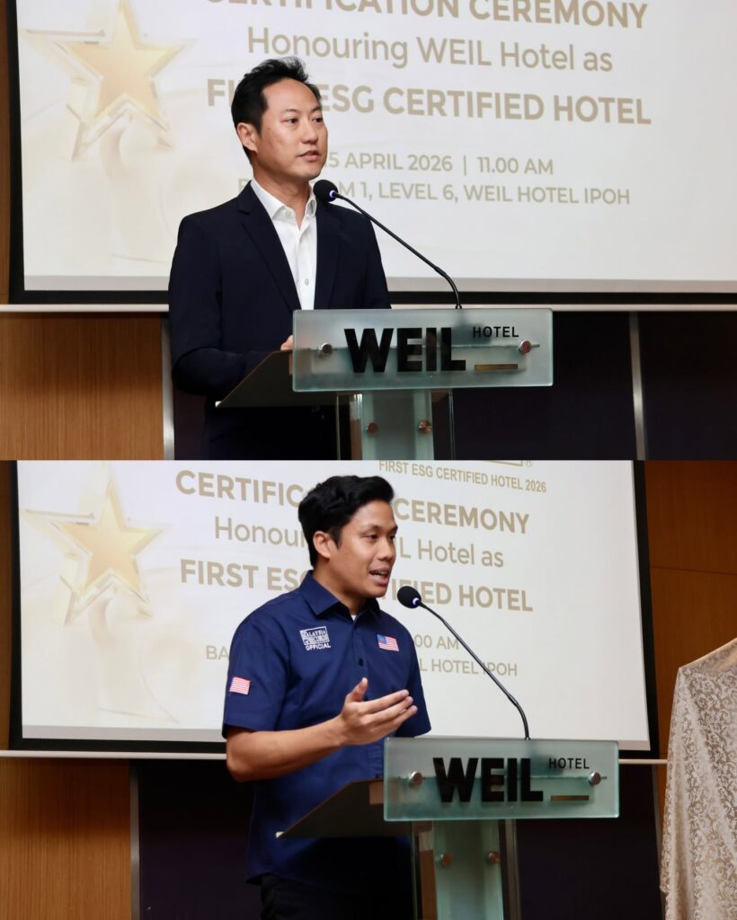 WEIL Hotel has officially made history after being recognised by the Malaysia Book of Records as the country’s first ESG-certified hotel.