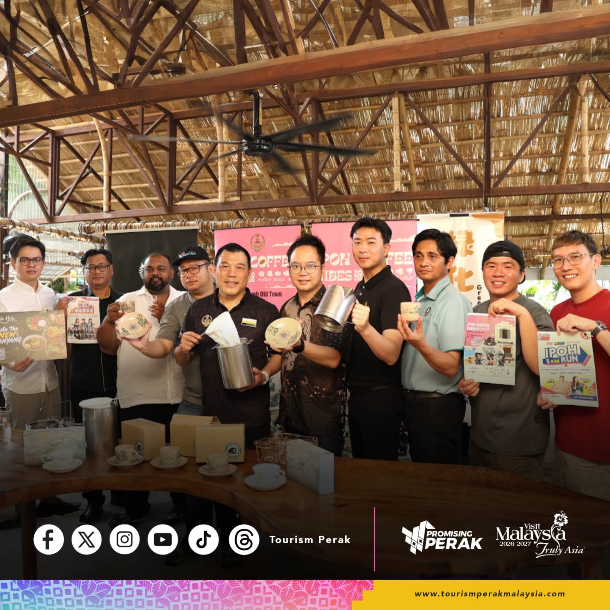 Pesta Ipoh Coffee Vibes 2026 bakal mencipta fenomena buat julung kalinya sebagai platform untuk mengangkat keunikan Kopi Putih Ipoh serta kepelbagaian budaya kopi tempatan.